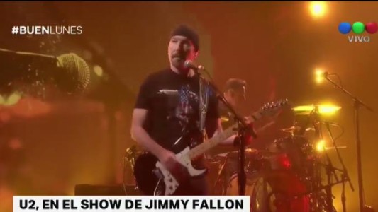 U2, en el show de Jimmy Fallon