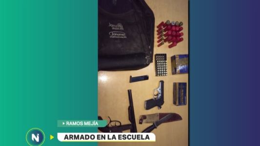Alumno  fue armado a una escuela de Ramos Mejía y dijo: "Van a morir todos"