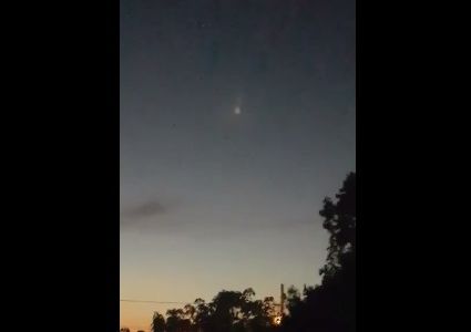 Sorpresa por una misteriosa luz en el cielo de Buenos Aires