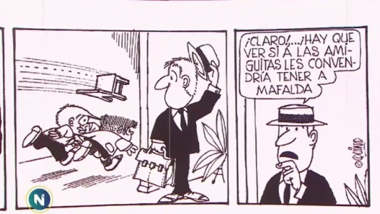 La columna de Mafalda y el escape de gas como metáfora