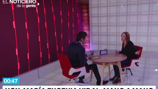 María Eugenia Vidal: "Cristina es una adversaria, no es enemiga"