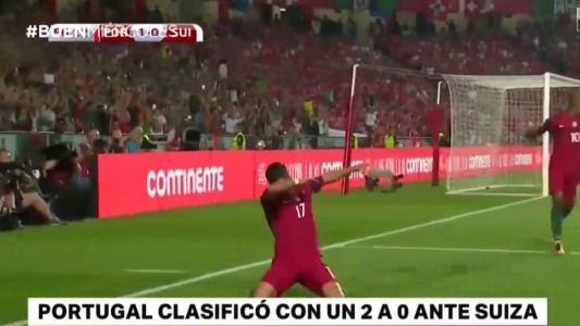 Portugal le ganó a Suiza y sacó pasaje para Rusia