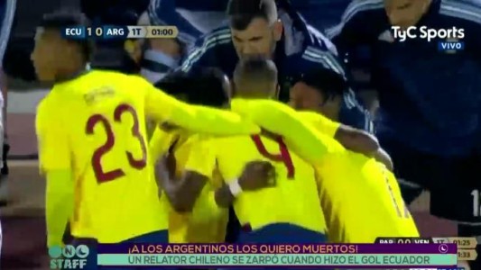 El impresentable relator que agredió a los argentinos: "Los quiero muertos"