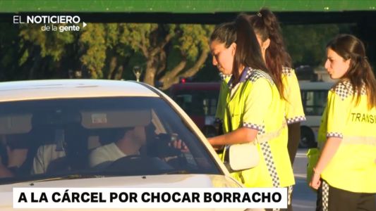 Un conductor irá a la cárcel por chocar borracho