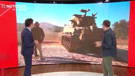 Paseo en tanque y juegos de guerra