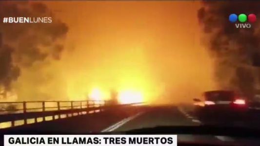 Los incendios en Galicia amenazan zonas pobladas
