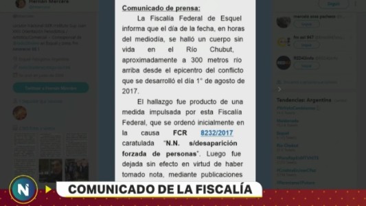 Caso Maldonado: el comunicado de la fiscalía