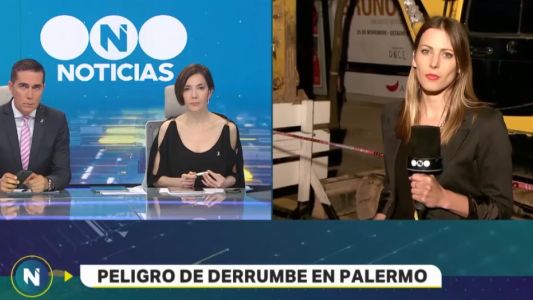Peligro de derrumbe en Palermo