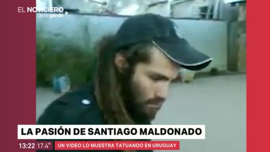 La pasión de Santiago Maldonado en este video inédito que se viralizó en horas