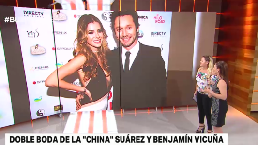 Doble casamiento para La China Suárez y Benjamín Vicuña