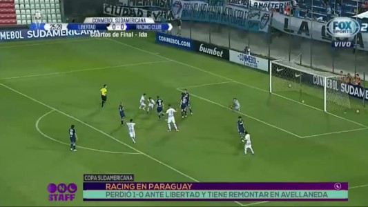 Copa Sudamericana: Racing cayó con Libertad de Paraguay en la ida