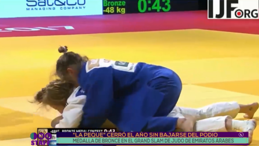 Paula Pareto cerró su año con un bronce en Abu Dhabi