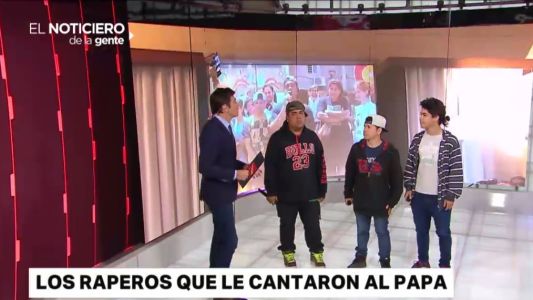 Los raperos de la Villa 31 que le cantaron al papa Francisco nos mostraron sus rimas en vivo