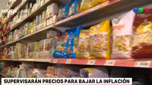Supervisarán precios de alimentos para bajar la inflación
