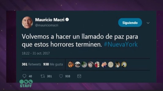 Macri y Trump repudiaron el atentado en Nueva York