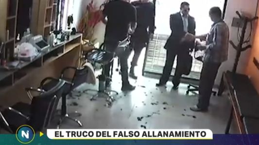 Simularon un allanamiento con fiscales para asaltar una peluquería en Merlo