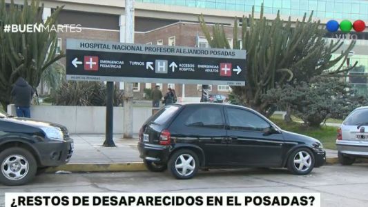 Encuentran en el Hospital Posadas posibles restos óseos de desaparecidos