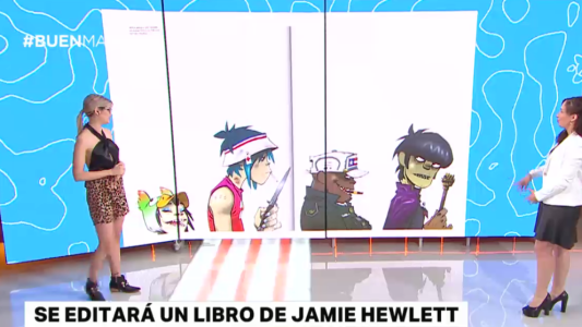 Editarán un libro del creador de los personajes de Gorillaz