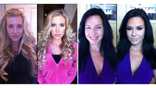 Maquilla a actrices porno y sus fotos se vuelven virales