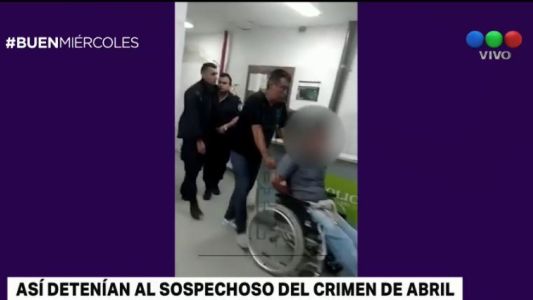 Así detenían al sospechoso del crimen de Abril