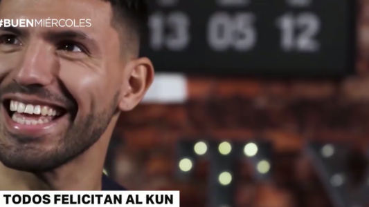 Todos felicitan al Kun