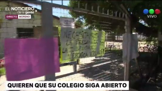 Colegio a punto de cerrar en Moreno: incertidumbre para 650 alumnos