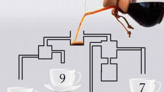 El desafío que es furor en las redes: ¿cuál de estas tazas se llenará primero?