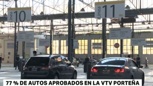El 77% de los autos porteños aprobó la VTV