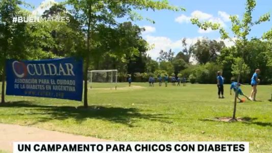 Un campamento para chicos con diabetes