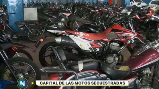 Secuestraron 695 motocicletas con impedimentos para circular