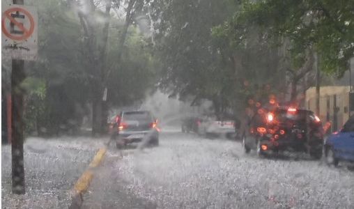 Videos: granizó en Buenos Aires