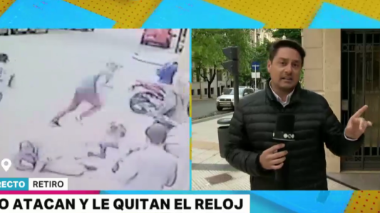 Lo atacaron en plena calle para robarle el reloj