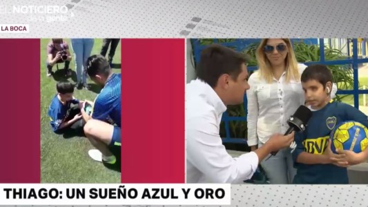 Fanático de Boca: Thiago cumplió su sueño para poder seguir peleando contra el cáncer