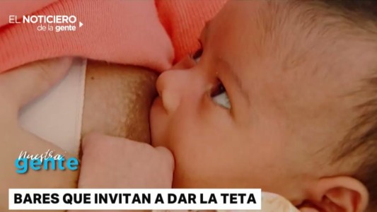 Un aplauso para los bares amigables que invitan a las madres a "dar la teta"
