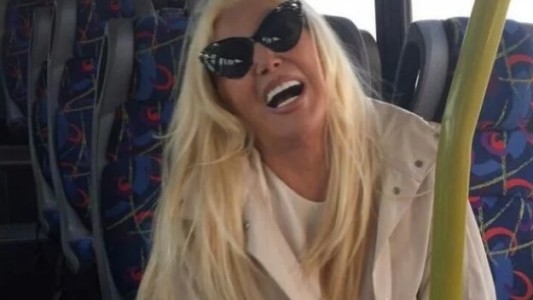 Y un día Susana Giménez volvió a viajar en colectivo