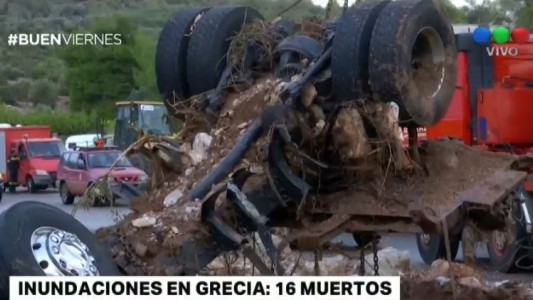 Luto en Grecia por las graves consecuencias que dejaron las inundaciones