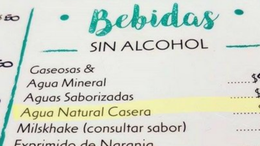 Polémica por un bar de Villa Crespo que vende "agua natural casera"
