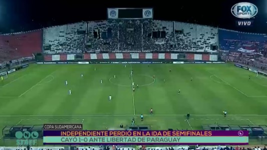 Independiente cayó ante Libertad de Paraguay