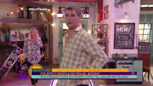 El día que Miguel Bossio desfiló en Morfi
