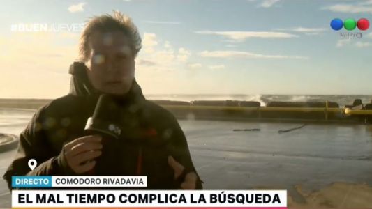 El mal tiempo complica la búsqueda del submarino