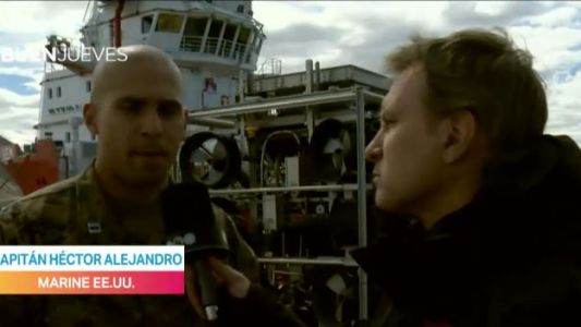 Así es la cápsula de rescate de los Marines en Comodoro Rivadavia