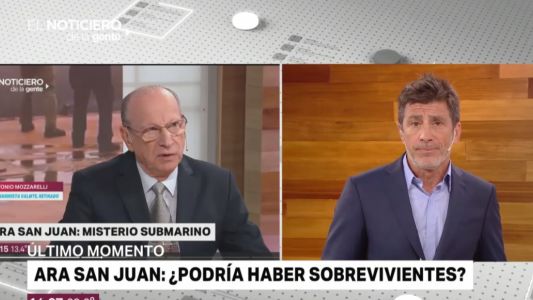 "Si hay alguien a bordo, podría golpear el casco para ser detectado"