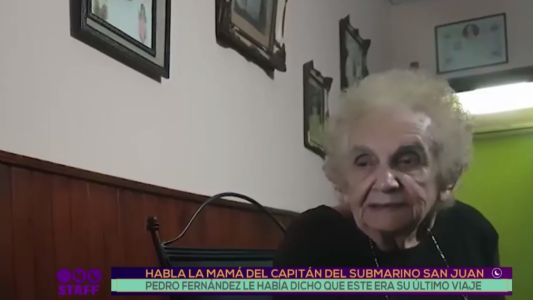 El capitan del ARA San Juan le había prometido a su mamá que era su último viaje en submarino