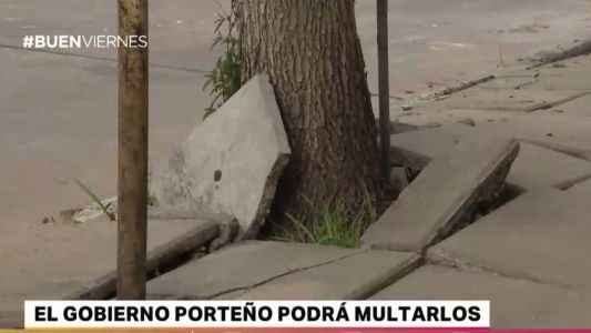 Obligan a los vecinos porteños a pagar los arreglos de las veredas