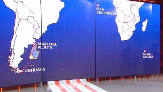 Búsqueda del submarino: desde donde se detectó la explosión