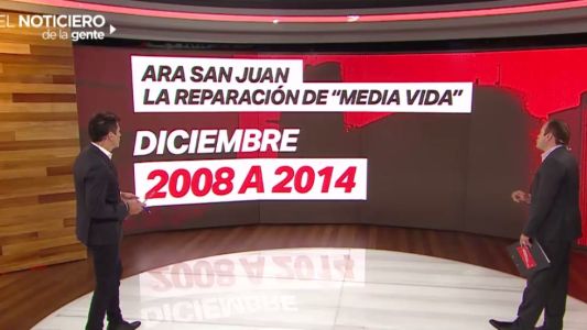 Cómo fue la reparación de "media vida" del ARA San Juan