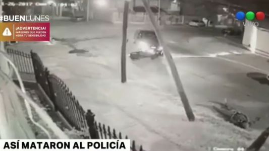 Video: así asesinaron al policía en Luis Guillón