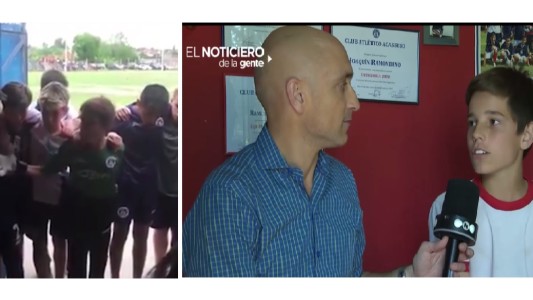 Video: un chico con una arenga grande