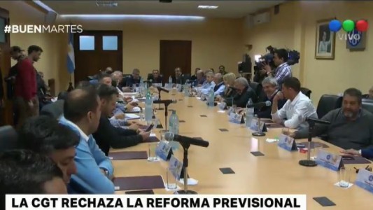 La CGT rechaza la reforma previsional