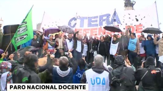 Paro docente en todo el país en reclamo por la reforma laboral